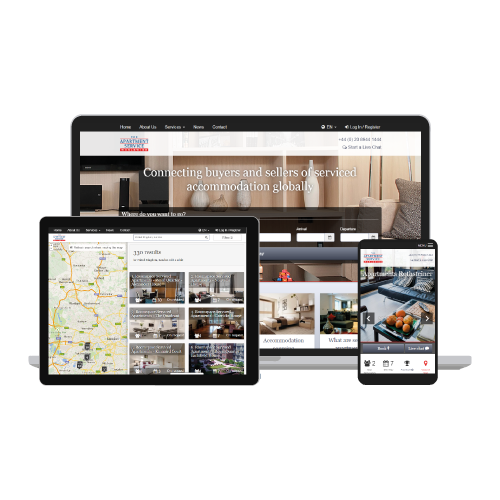 website design apartment booking agency